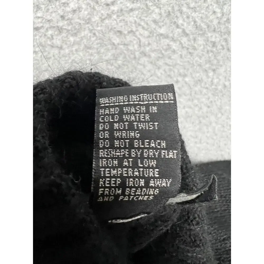 80s Vintage Silk Lambswool Angora Turtle Neck Knitted Sweater Crane Womens Sz S - Picture 11 of 12